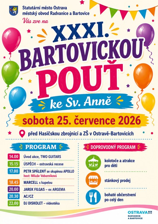Pozvání na XXXI. Bartovickou pouť ke Sv. Anně