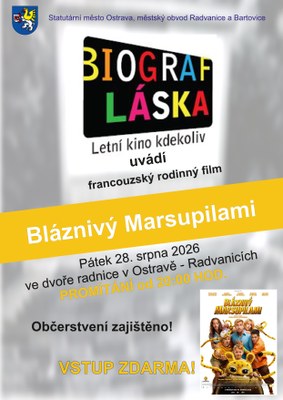 Pozvánka na třetí promítání letního kina